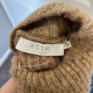 ASTR The Label Tan Knit Sweater